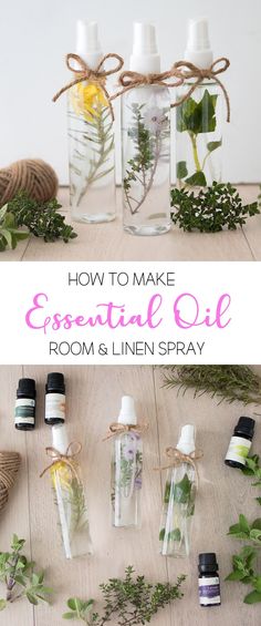 Joululahjat Diy, Room Linen Spray, Making Essential Oils, Diy Essentials, Essential Oils Gifts, Diy Sprays, Oil Gifts