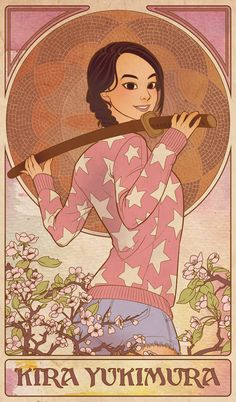 an image of a woman holding a flute