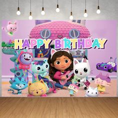 an image of a birthday card with cartoon characters