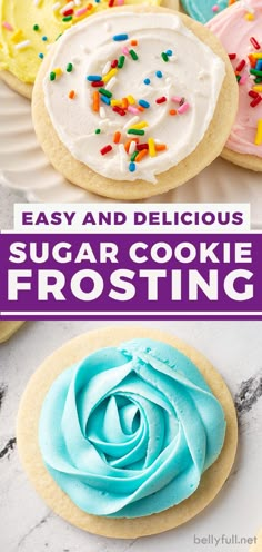 easy and delicious sugar cookie frosting recipe for cookies that are soft and chewy