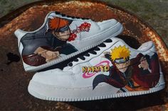 Naruto X Yahiko Amine Custom Air Force 1-shecustomize Naruto X Itachi, Shoe Artwork, Custom Painted Shoes, Naruto Vs Sasuke, Hand Painted Gifts, Unique Sneakers, Air Force 1 Custom, Custom Air Force 1, Rock Lee