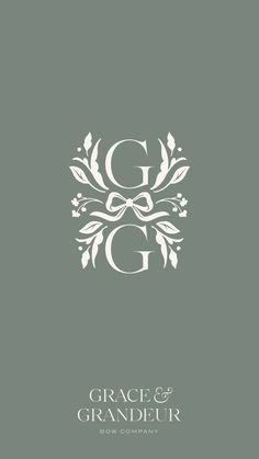 the logo for grace and grandeur