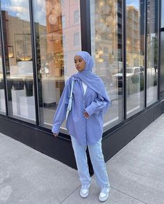 Hijab Outfit Summer Teenage, Hijabi Fashion Streetwear, Hijab Streetwear Outfit, Voile Outfit, Hijabi Streetwear, Hijabi Mode