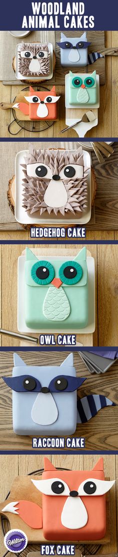 the instructions for how to make an animal cake