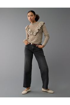 Mid-weight structured denim with just enough stretch for everyday comfort/Holds its shape & won't bag out. Ever./Black wash Black Jeans Women Nordstrom, Cheap Fitted Washed Black Jeans, High Waisted Black Mom Jeans, Cheap Chic Black Jeans, Cheap Stretch Dark Wash Jeans, Cheap Women's Washed Black Jeans, Black Jeans Frayed Ankle, Black Denim Boyfriend Jeans, Black Fitted Jeans Affordable