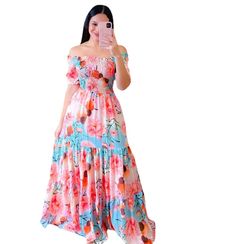 Long Flower Dress, Off Shoulder Floral Dress, Off Shoulder Evening Gown, Long Dress For Women, Print Summer Dress, Floral Print Dress Summer, Printed Long Skirt, Printed Long Dresses, Floral Fashion