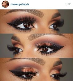 This gal knows what she's doing! Love this smokey, peachy-bronze winged eye! Lash Cat Eye, Marlena Stell, Flutter Lashes, Chocolate Dip, Vegas Lights, Festival Make Up, Dip Brow, Eye Details, Braut Make-up