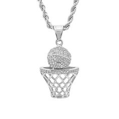 PRICES MAY VARY. 3D Basketball Design - Embrace your love for basketball with an iconic basketball necklace girls & boys, designed to captivate and express your passion for the game with unparalleled style. Dynamic Styling Options - Whether worn alone for a standout statement or layered, this boys chain adapts to your style, ensuring your basketball spirit shines through in every ensemble. Twisted Rope Chain - Our basketball charm necklace comes with a unique twisted rope style chain, adding an Basketball Boyfriend, 3d Basketball, Basketball Necklace, Basketball Design, Gift Inspo, Let It Shine, Basketball Hoop, Mens Pendant, Chains For Men