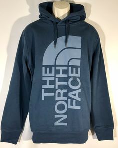 YOU ARE BUYING: THE NORTH FACE TRIVERT LOGOWEAR MEN'S PULLOVER HOODIE BLUE WING TEAL ITEM DESCRIPTION: - BRAND: THE NORTH FACE - 100% AUTHENTIC - MATERIAL: COTTON/POLYESTER - PULL OVER - LONG SLEEVE - STANDARD FIT - RIBBED HEM AND CUFFS - WELT KANGAROO HAND POCKET - ICONIC LARGE SCREEN PRINTED GRAPHIC - TWO PIECE HOODIE WITH DRAWSTRING CORD - MEASUREMENT: SHOULDER: 19"  CHEST: 21"  LENGHT: 24"  HEM: 21"  SLEEVE: 27"    SMALL      (IN INCHES)                                 SHOULDER: 20"  CHEST: Scene Clothing, Logo Wear, Blue Wings, Hoodies Men Pullover, Men's Pullover, Pullover Men, North Face, Pullover Hoodie, The North Face