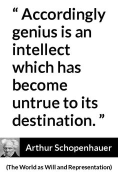 a quote from the famous author, arthur schoenhauer