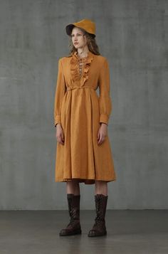 Lady Pearl 17 | Lace-up Linen Dress – Linennaive Luxury Linen A-line Dress, Traditional Luxury Linen Dresses, Friendly Aesthetic, Ruffle Linen, Black Winter Coat, Cashmere Fabric, Dress Retro, Linen Shirt Dress, Timeless Aesthetic