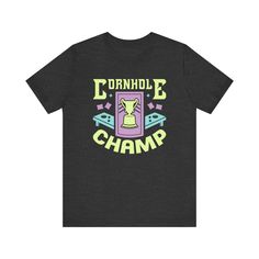 a black t - shirt with the words tornado e champ on it and an image of a