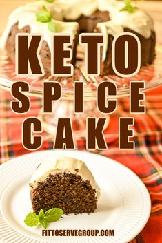 This keto spice cake recipe is moist, buttery, and flat-out decadent. It delivers all the warm spices of the season minus all the carbs! This sugar-free, gluten-free spice cake is ideal for the end of year holidays! #ketocakes #lowcarbcakes