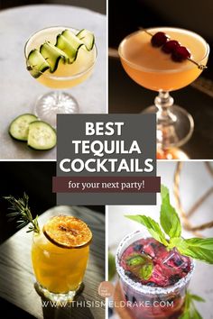 the best tequila cocktails for your next party