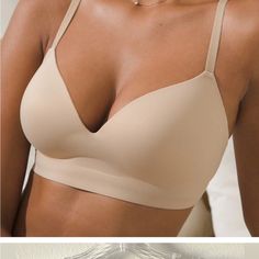 New With Tags! Soma Embliss Wireless Bra Pale Sand Color Size 38d Check Out My Other Soma Bras Make Me An Offer! Beige Shaping Camisole, Beige Camisole With Medium Bust Support, Beige Top With Built-in Bra For Daywear, Fitted Beige Camisole Bra, Fitted V-neck Bra With Soft Touch, Beige Push-up Bra For Summer, Beige Camisole Top With Built-in Bra, Beige Cotton Top With Built-in Bra, Spring Cream Bra With Built-in Support