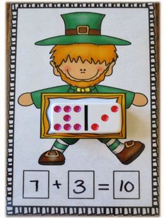 a st patrick's day math game for kids