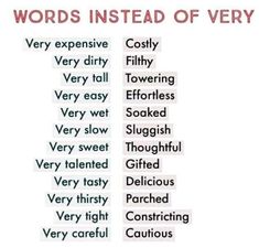 words instead of very large and small ones are used to describe what they mean in the text