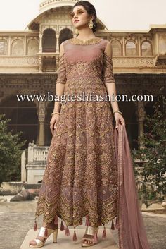 Latest Anarkali Suits and Dresses Beige Net Embroidered Heavy Anarkali Suit #anarkali #anarkalisuits #salwarkameez #suits #designerwear #outfits #ethnic #traditional #Designer #girls #Indian #wedding #dresses #weddingday #weddinginspiration #weddingmakeup #embroidery #gown #l4l #womens #model #bridetobe #bridesmaids #teen #teenmodel Tassels Lehenga, Heavy Anarkali, Net Suit, Bridal Anarkali Suits, Celana Fashion, Lehenga Suit, Embroidered Anarkali