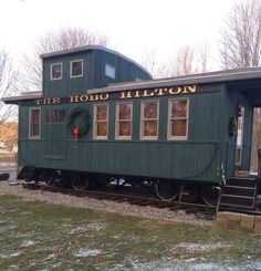 a train car that is sitting on the tracks