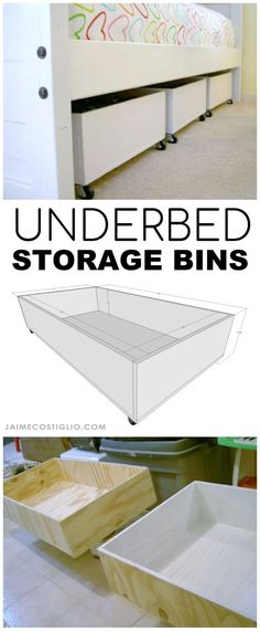 the underbed storage bins are made out of plywood