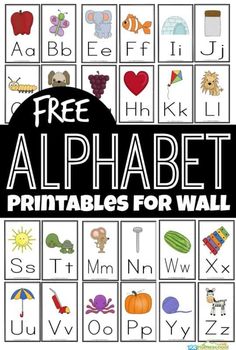 free alphabet printables for wall