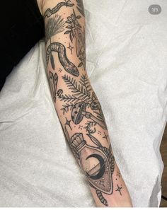 a person with a tattoo on their arm