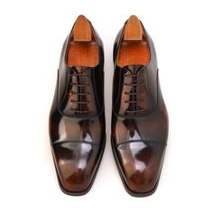 Introducing MenStyleWith Cap Toe Oxford shoes. These premium full grain leather shoes are fully lined and feature a luxurious full leather insole. With a solid rubber sole and hand-painted design, these shoes are both stylish and durable. Handmade with care and Italian design, they are the perfect choice for the modern man. MenStyleWith Cap Toe Oxford shoes Premium Full Grain Leather Shoes Fully Grain Leather Lined with Full Leather Insole Solid Rubber Sole Painted by hand Handmade with care Italian Design Professionally Hand Polished before shipment Custom sizes available US 12, 13, 14, 15 (MTO) Note: Due to high demand, certain sizes may be temporarily out of stock at the time of your order. However, we want to assure you that we can produce and fulfill your order within 8-14 days. Made Luxury Italian Bridle Leather Oxfords, Luxury Goodyear Welted Leather Shoes With Snip Toe, Luxury Calf Leather Snip Toe Oxfords, Luxury Bridle Leather Cap Toe Oxfords, Luxury Snip Toe Calf Leather Oxfords, Luxury Cap Toe Bridle Leather Shoes, Luxury Bridle Leather Cap Toe Shoes, Luxury Oxfords With Rubber Sole In Bridle Leather, Bridle Leather Cap Toe Oxfords With Leather Sole