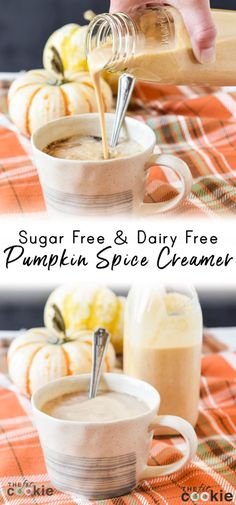 pumpkin spice creamer recipe for sugar free and dairy free