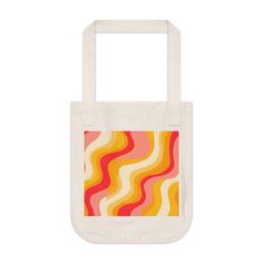 🌺Shop in style with this trendy eco-friendly organic cotton tote. This cute bag's groovy aesthetic gives a pop of color to any vacay, shopping trip, or load it up with books.  𝐃𝐄𝐓𝐀𝐈𝐋𝐒 🌺100% Certified Organic Cotton🌎 🌺Printed on Two Sides 🌺Medium Heavy Material 🌺Reinforced Stitching 🌺W12.5" x L14.5" x D6.3"x Handle 24.25" 𝐇𝐎𝐖 𝐓𝐎 𝐎𝐑𝐃𝐄𝐑 🌺Select quantity 🌺Add to cart 🌺Choose shipping method 𝐕𝐀𝐑𝐈𝐀𝐓𝐈𝐎𝐍𝐒  Colors may appear different on different screens. Size of fabric may slightly vary. 𝐒𝐇𝐈𝐏𝐏𝐈𝐍𝐆 🌵Ships in 3-7 business days from the USA 🌵Default shipping is ground 𝐒𝐇𝐎𝐏 𝐏𝐎𝐋𝐈𝐂𝐈𝐄𝐒: Please see the FAQ's section. Shopping Tote, Trendy Gift, Everyday Bag, Cute Bags, Grocery Bag, Shopping Trip, Color Pop, Organic Cotton, Gifts For Her