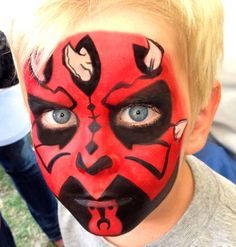 Darth Maul face paint by Cenema's Facepainting at www.facebook.com/cenemas.face.painting Dark Maul, Star Wars Costumes