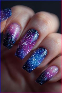 Take some time for self-care and indulge in a relaxing nail painting session. Experiment with different designs and techniques Super Easy Nail Designs, Trending Nail Ideas, Nail Designs Diy, March Nail, Ombre French Nails, Blue Chrome Nails, Easy Nail Designs