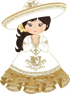 Charro Theme, Babby Shower, Princesa Sophia, Mexican Babies, Mexican Party Decorations, Mexican Doll, Baby Layouts, Baby Painting, Doll Diy Crafts