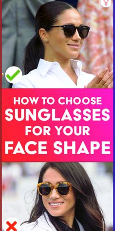 How To Pick Sunglasses For Your Face Shape: With so many options to choose from, it is easy to go wrong with picking a pair of sunglasses for your face shape. Read on to learn about the various types of sunglasses for different face shapes and which ones you should go for. #sunglasses #faceshape #fashion #style #tips #tricks Sunglasses Oval Face, Square Face Sunglasses, Stylish Sunglasses Women, How To Choose Sunglasses, Sunglasses For Small Faces, Face Shape Sunglasses, Womens Sunglasses Face Shape, Sunglasses For Your Face Shape, Round Face Sunglasses