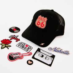 Make your own look with our Rock On Iron On Patch Bundle! This bundle includes 10 beautiful patches with a rock and roll edgy theme. These can either be ironed or glued with E6000 to your accessories. Perfect to customize your own trucker hat or Pretty Simple bag! Simple Bag, Tristan Da Cunha, Rock On, Simple Bags, Iron On Patch, A Rock, Pitcairn Islands, Papua New Guinea, Turks And Caicos Islands