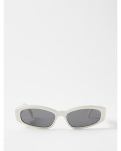 Celine Bold Story Oval Acetate Sunglasses in White Lyst Sunglasses For Oval Face, Celine Eyewear, Celine Sunglasses, Oval Face Shapes, Oval Face, Acetate Sunglasses, Oval Faces, Oval Frame