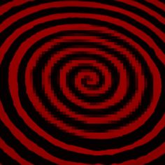 an abstract red and black background with spirals