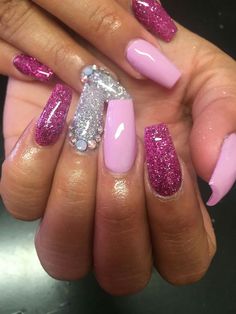 Lipsticks Aesthetic, Purple Acrylic Nails, Chrome Nails Designs, Super Cute Nails, Hippie Nails, Sassy Nails, Classy Nail Designs, Purple Nail Designs, Fancy Nails Designs