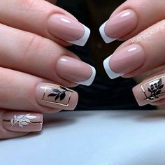 Matte Nails Design, Floral Nails, Dope Nails, Short Acrylic Nails, Manicure E Pedicure, Cute Acrylic Nails, Perfect Nails