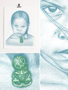 Maori Girl 1 (Reproduction from 2001/2002 pencil portrait on paper) Māori Design, Maori Designs, Māori Culture, New Zealand Art, Quote Artwork, Maori Art, Artist Models, Graphite Drawings, Aesthetic Desktop Wallpaper