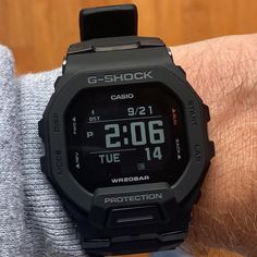 Men's CASIO G Shock G-SQUAD Series Classic Square Watch Bluetooth Fashion Waterproof Sports GBD-200-1PR-person Mens Black Digital GBD-200-1PR-PERSON G Shock Watches Mens, G Shock Men, Digital Wrist Watch, Casio G Shock Watches, Mens Sport Watches, Retro Watches