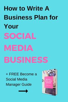 the book how to write a business plan for your social media business