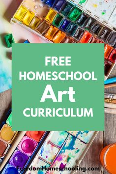 free homeschool art printables for kids to use in their homeschool arts and crafts