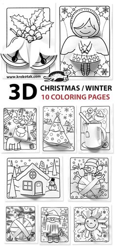 children activities, more than 2000 coloring pages Pointessia Christmas, Christmas Hidden Pictures, Diy Gift For Kids, Christmas Coloring Pages For Kids, Chirstmas Gift, Advent Activities, Christmas Worksheets, Christmas Arts And Crafts, Craft Ideas For Kids