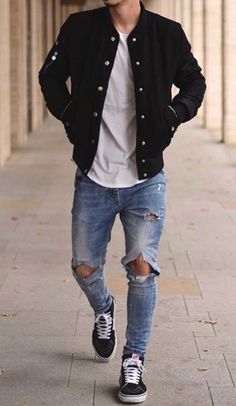 Outfits Quotes, Vans Converse, Cool Outfit, Stylish Men Casual, Hoodie Streetwear, Denim Shirts, Cool Summer Outfits, Denim Sweater, Jacket Hoodie