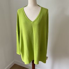 Nwt Ronaldus Shamask V-Neck Sweater. * One Size Fits All, But Best Suggested For Size L Please See Tag . * The Fit Is Oversized Look ( Sort Of Poncho Look ) * The Cut Is Drop-Shoulder Sleeves * Sleeves Are Butterfly Style * Total Length 28” Inches * Material : 100% Cotton. Green V-neck Sweater For Spring, Oversized V-neck Solid Color Sweater, Oversized Green V-neck Top, Oversized Green V-neck Sweater, Green V-neck Spring Sweater, Oversized V-neck Sweater In Solid Color, Oversized Fine Knit V-neck Sweater, Oversized V-neck Fine Knit Sweater, Relaxed Fit V-neck Fine Knit Sweater