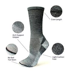 These socks are made from Organic Merino Wool and perfect for all types of in-town workouts, from the park to the pavement. Snug and slim fit; absorbs and wicks up to 35% moisture; cushion where needed, and foot-gripping comfort throughout. Made in Alabama, USA Materials: 60% Organic Merino Wool, 36% Nylon, 2% Spandex Mid-calf height, women's shoe size 10-13; men's shoe size 8-12 Machine Wash inside out and low dry Maggie's Organics wool is treated with a special Eco-friendly, anti-shrink treatm Maggies Organic Socks, Infographic Inspiration, Crew Sock, Organic Clothing, Wool Socks, Designer Socks, Men Shoes Size, Crew Socks, The Park