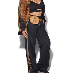 Drip2.2 Ivy Park Suit Pant White Catsuit, Purple Suits, Suit Pant, Kinds Of Fabric, Ivy Park, 2024 Vision, Denim Jumpsuit, Catsuit, Black Tan