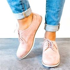 Stylo Shoes, Tenis Air Force, Oxford Shoes Heels, Large Size Womens Shoes, Oxford Shoes Outfit, Minimalist Shoes, Round Toe Shoes, Lace Up Flats, Oxford Heels