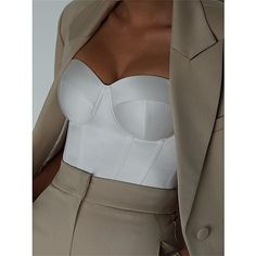 Season:Summer,Fall,Winter,Spring; Fabric:Polyester; Sleeve Length:Sleeveless; Gender:Women's; Nightwear Style:Shapewear; Style:Corsets; Elasticity:Micro-elastic; Occasion:Date,Club,Going out,Street; Age Group:Adults; Function:Breathable; Pattern:Pure Color; Design:Backless; Neckline:Bandeau; Listing Date:10/12/2023 Slim Bodycon Dress, Corset Shapewear, Bandeau Crop Top, Shapewear Tops, Tube Tops, Bandeaus, Strapless Tops, Women's Shapewear, Corset Style