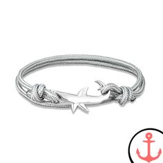 Shark Bracelet Shark Bracelet, Nautical Symbols, Powerful Creatures, Nautical Jewelry, The Shark, Marine Animals, Bracelet Collection, Sparkling Crystal, Store Credit Cards